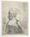 Portrait of a man in profile to the right by Pieter Fransz. de Grebber