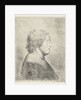 Portrait of a man in profile to the right by Pieter Fransz. de Grebber