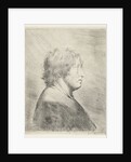 Portrait of a man in profile to the right by Pieter Fransz. de Grebber