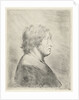 Portrait of a man in profile to the right by Pieter Fransz. de Grebber
