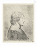 Portrait of a man in profile to the right by Pieter Fransz. de Grebber
