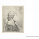 Portrait of a man in profile to the right by Pieter Fransz. de Grebber