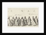 Funeral procession of William of Orange, page 11 by Willem Janszoon Blaeu