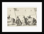 Funeral procession of William of Orange, page 3 by Willem Janszoon Blaeu