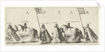 Funeral procession of William of Orange, page 3 by Willem Janszoon Blaeu