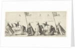 Funeral procession of William of Orange, page 3 by Willem Janszoon Blaeu