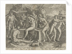 Diana and Actaeon by Julius Goltzius
