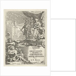 Severed heads for a prince on a throne by Arnold Houbraken