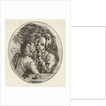 Man and woman talking by Louis Bernard Coclers