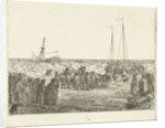 Stranding of the British East Indiaman General Barker in Noordwijk by Louis Bernard Coclers
