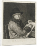 Portrait of the artist John Janson, characteristic by Louis Bernard Coclers