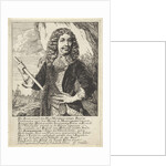 Portrait of the Dordrecht mayor and Admiral Mattheus van den Broucke chest with a jewel and a baton by Godfried Schalcken