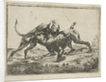 Fighting dogs by Pauwels van Hillegaert