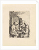 Three men and an empty jar by Adriaen van Ostade