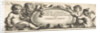 Four putti around a cartouche by Anonymous