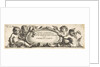 Four putti around a cartouche by Anonymous