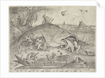 Big fish eat small fish by Hieronymus Cock