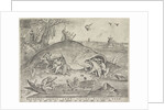 Big fish eat small fish by Hieronymus Cock