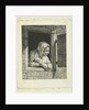 Woman leaning on arms in window opening by Cornelis van Cuylenburgh II