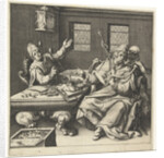 The money weighers and Death by Jacob de Gheyn II