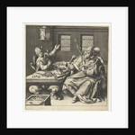 The money weighers and Death by Jacob de Gheyn II