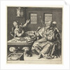 The money weighers and Death by Jacob de Gheyn II