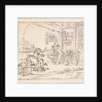 House with signboard 'Dutch School' by Hermanus Fock