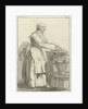 Fish cleaning woman by Hermanus Fock