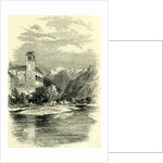 Visp and Valley of Zermatt Switzerland by Anonymous