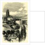 Cathedral and Platform at Berne. Switzerland by Anonymous