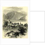 Castle of Spietz Lake of Thun Switzerland by Anonymous