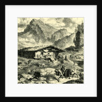 Outside the Chalet Switzerland by Anonymous