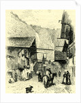 The Street of Meyringen Switzerland by Anonymous