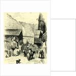 The Street of Meyringen Switzerland by Anonymous