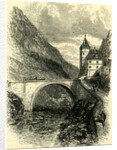 St. Maurice Switzerland Engraving 19 C by Anonymous