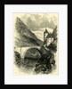 St. Maurice Switzerland Engraving 19 C by Anonymous