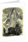 The Aiguille De Dru from Near the Montanvert Switzerland by Anonymous