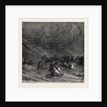 A Sandstorm in the Desert, China by Anonymous