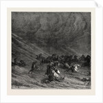 A Sandstorm in the Desert, China by Anonymous