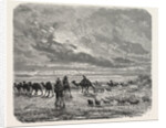 A Mongol Camp on the Move by Anonymous