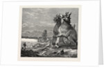 Idols on the Banks of the River Irrawaddy, Burmah by Anonymous