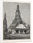 A Buddhist Wat, or Temple, at Bangkok, Siam by Anonymous
