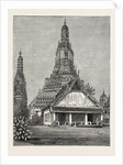 A Buddhist Wat, or Temple, at Bangkok, Siam by Anonymous
