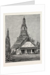 A Buddhist Wat, or Temple, at Bangkok, Siam by Anonymous