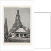 A Buddhist Wat, or Temple, at Bangkok, Siam by Anonymous