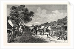 The Main Street of Hué, Capital of the Kingdom of Anam by Anonymous