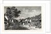 The Main Street of Hué, Capital of the Kingdom of Anam by Anonymous