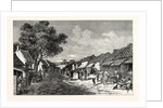 The Main Street of Hué, Capital of the Kingdom of Anam by Anonymous