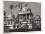 The Exterior of the Cemetery of Mara Sati, at Ahar, Near Oodeypore, India by Anonymous