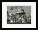 The Exterior of the Cemetery of Mara Sati, at Ahar, Near Oodeypore, India by Anonymous